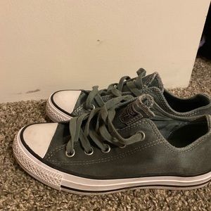 Ombré green converses